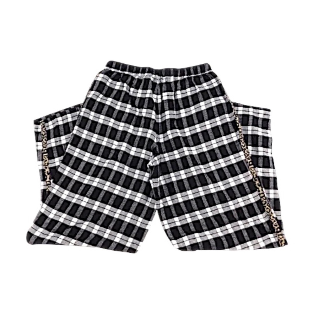 DKNY Black & White Plaid Lounge Pants‎ | Size Small